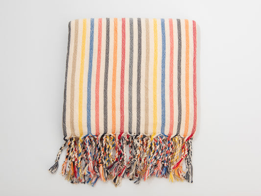 New Rainbow Linen Towel